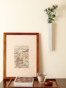 客厅墙壁壁饰陶瓷花插饰品家居墙上植物日式花器装饰挂件创意花瓶