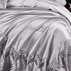 厂房欧式高档床上用品婚庆四件套 高端蕾丝被套纯棉贡缎提花六八