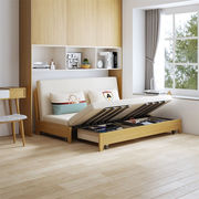 德凯深沙发床实木多功能布艺沙发床两用可折叠三人组合小户型客厅