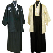舞台演出服装古装日本武士服，拍照写真服装男士日本和服，女日本正装