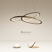 创意led餐厅灯吊灯现代简约客厅灯具北欧卧室灯个性饭厅吧台吊灯