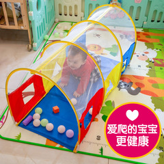 儿童室内小帐篷游戏屋隧道爬行筒幼儿园感统训练器材宝宝钻洞玩具