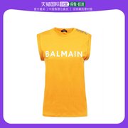 香港直邮balmainbalmain黄色，女士t恤af1ed000bb02-kbj