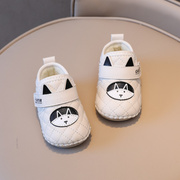 秋冬季学步鞋男女宝宝，6一12个月软底婴儿保暖棉鞋加绒婴幼儿鞋子9