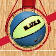 Nike耐克篮球狮王LOGO橡胶篮球学生水泥地比赛训练七号球橡胶球