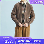 日本beamsplus复古1960s拉链男女同款，针织毛衣外套
