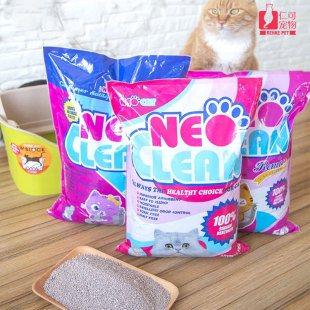 仁可 NEO Clean猫砂罗密欧朱丽叶低敏膨润土结团猫沙40天无臭低尘