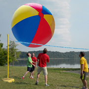 2米沙滩球超大号成人水上足球，冲充气球大型游泳球娱乐玩具戏水球