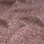 定制瓦娜家高端品质玫瑰花瓣纤维布料自带花香浅紫小碎花裙袍子衫
