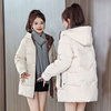 羽绒棉服女2023年冬季棉衣女，中长款韩版宽松女士棉袄加厚外套
