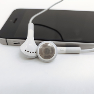 适用于苹果4s耳塞式平头耳机麦克风，线控通话5s，6s老款3.5mm接口
