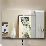 镜子简约厕所镜子壁挂卫生间镜洗手间镜子清晰镜子方形防爆镜