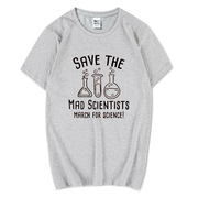 青少年T恤男短袖生活大爆炸geek科学家创意化学男士短袖T恤潮