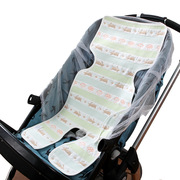 夏季婴儿纱布软凉席推车坐垫 宝宝安全座椅凉席 儿童餐椅坐垫