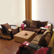 客厅藤沙发卡座茶几组合五件套双人酒店会所茶楼农家乐东南亚家具