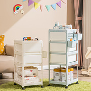 小推车置物架婴儿用品新生儿，宝宝储物架移动床头，卧室罐收纳架