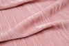 垂感淡粉色竖条纹，不规则肌理压皱百褶金丝绒天鹅绒服装布料面料