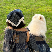 狗狗衣服原创夏季薄款狗狗衣服中大型犬金毛萨摩阿拉斯加宠物裙子