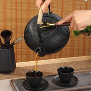 围炉煮茶烤火炉套装煮茶壶铁壶，铸铁壶茶壶烧水壶茶具明火器具全套