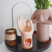 西班牙doiy冥想之手蜡烛台创意香薰，家居卧室造型，摆饰品桌面摆件
