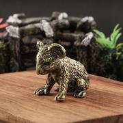 跨境澳大利亚国宝考拉树袋熊黄铜摆件手工创意桌面摆设工艺品收藏