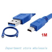 2015 Hot New Blue Superspeexd USB 3.0 Type A Male to Mini B