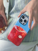 pupu红苹果适用苹果15promax手机壳个性iphone4promax韩风圆边二合一手机壳13pro简约1215pro小众11/XR