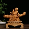 乐清黄杨木雕摆件实木雕刻工艺饰品传统手工文化收藏富足平安