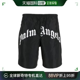 香港直邮Palm Angels 棕榈天使 男士 徽标沙滩短裤 PMFA005C99FAB