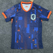 欧洲杯球衣2425荷兰短袖足球，服4号范戴克(范，戴克)21号德容运动休闲服印字