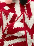 新年装饰喜庆结婚红色针织毯针织毯沙发毯午睡毯盖毯办公室装饰毯