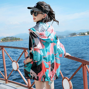 迷彩防晒衣女长袖夏季薄款2024年韩版防紫外线服透气洋气外套