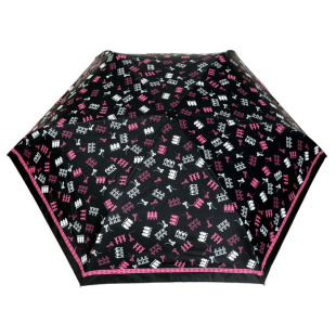 台湾彩虹屋遮阳伞女神，小黑伞防紫外线三折叠太阳伞晴雨两用防晒伞