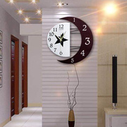 钟表挂钟客厅个性创意钟表家用时尚简约静音挂表卧室家用石英时钟
