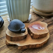 红木花梨木崖柏木杯垫茶垫杯托，养壶垫紫砂壶垫茶道茶具零配茶道