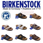 德国Birkenstock勃肯凉拖女外穿博肯厚底真皮软木拖鞋沙滩男凉鞋