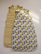 英国Grobag儿童婴幼儿睡袋防踢被有机棉背心式两件套装2.5T1.0tog
