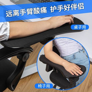 电竞椅扶手垫电脑桌手托架，手臂支架鼠标，托架护腕垫手腕鼠标垫可旋