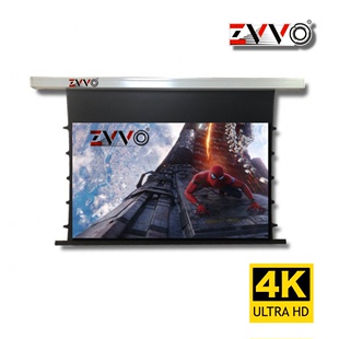 ZVVO100 120寸高清3D拉线电动幕投影幕布4K投影机幕电影幕布16：9