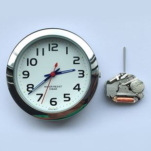 40mm西铁城机芯创意汽车钟表，车载时钟出风口表，夜光指针车内数字表