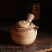 日本陶艺家全手工白釉，陶壶泡茶壶，单壶功夫茶具茶具日式粗陶
