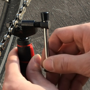 山地自行车截链器 打链器 链条拆卸链工具 红柄截链器