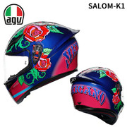 意大利agv摩托车头盔男女，全盔轻量级跑盔赛盔四季亚版
