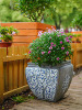 大号美式花缸欧式复古马塞克瓷片工艺花盆花器，庭院阳台露台花园