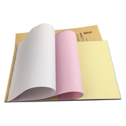 无碳复写纸空白收据便条本二联三联定制印刷针式打印纸手写送货单