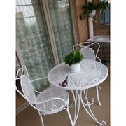 欧式铁艺庭院户外花园桌椅，套件套装三件套咖啡阳台茶几休闲组合