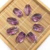 收藏级纯天然乌拉圭紫色水晶刻面手链散珠紫晶随形不规则diy珠子