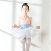 儿童舞蹈服女考级芭蕾演出幼儿园蓬蓬裙连体吊带夏季中国舞练功服
