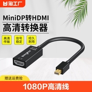 minidp转hdmi线4k60hz苹果电脑转接头，笔记本雷电口转换器接口信号