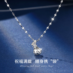 转运福袋joeson轻奢小众，设计999纯银项链，女朋友闺蜜生日礼物